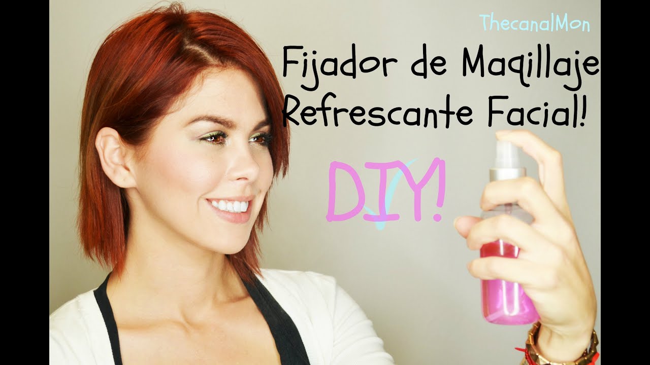 Como hacer Fijador de Maquillaje/Refrescante Facial!-DIY-Mon