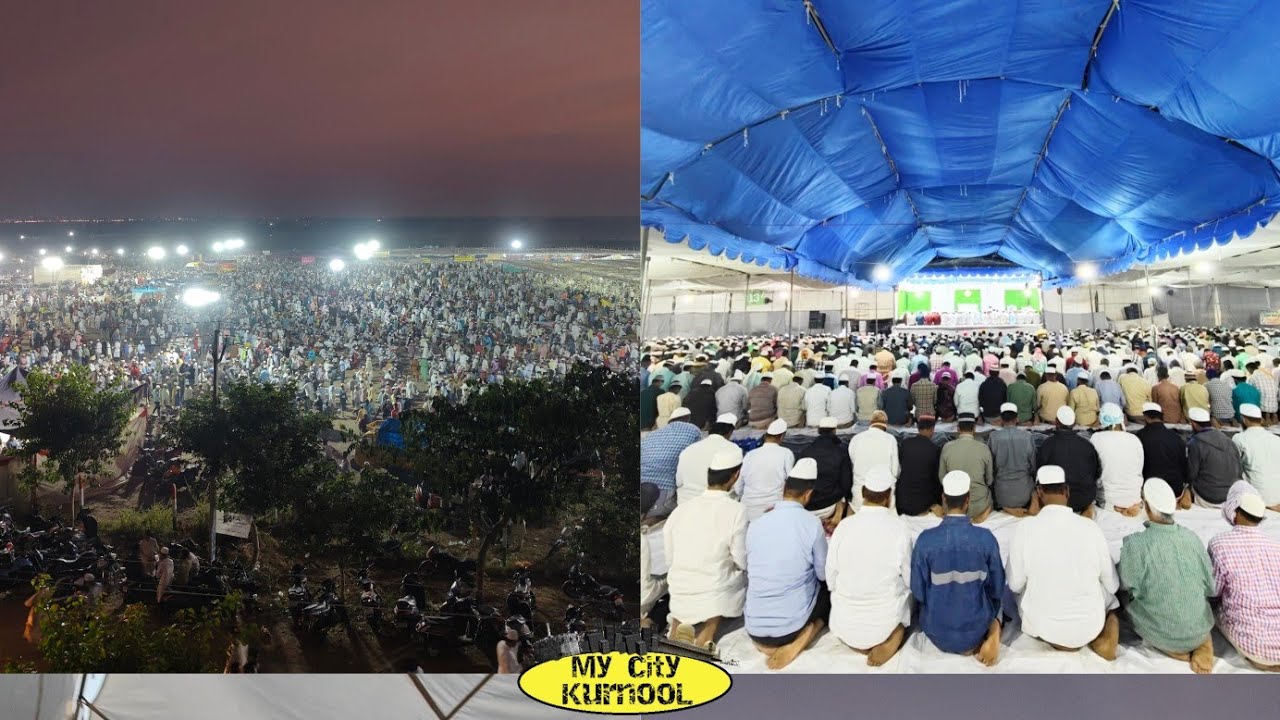 Kurnool 1 day ijtema beautiful magrib Azan video