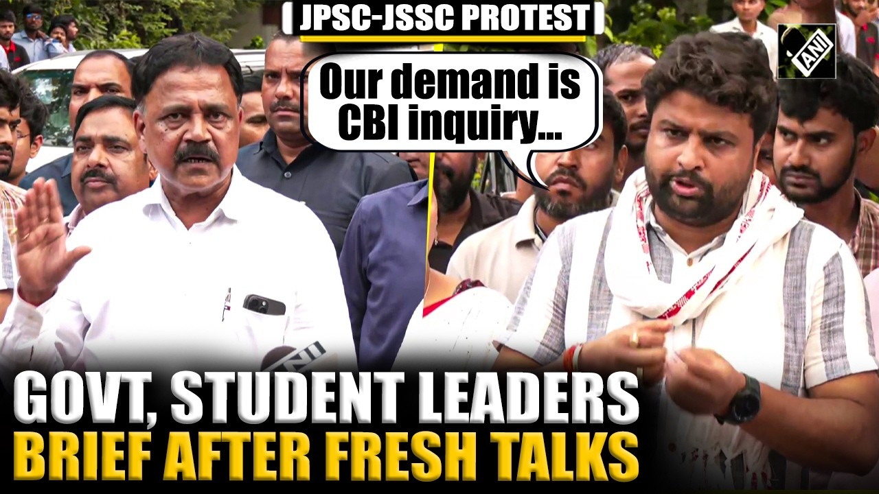JPSC-JSSC Protest: Another round of talks ends in deadlock as protesters demand CBI probe