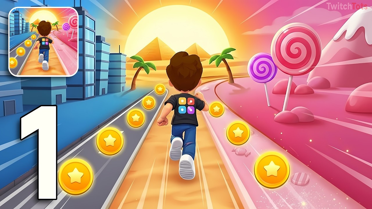 Kooply Run: Играй и твори! - Геймплей, часть 1 - Беги, прыгай, мчись и уворачивайся от препятстви...
