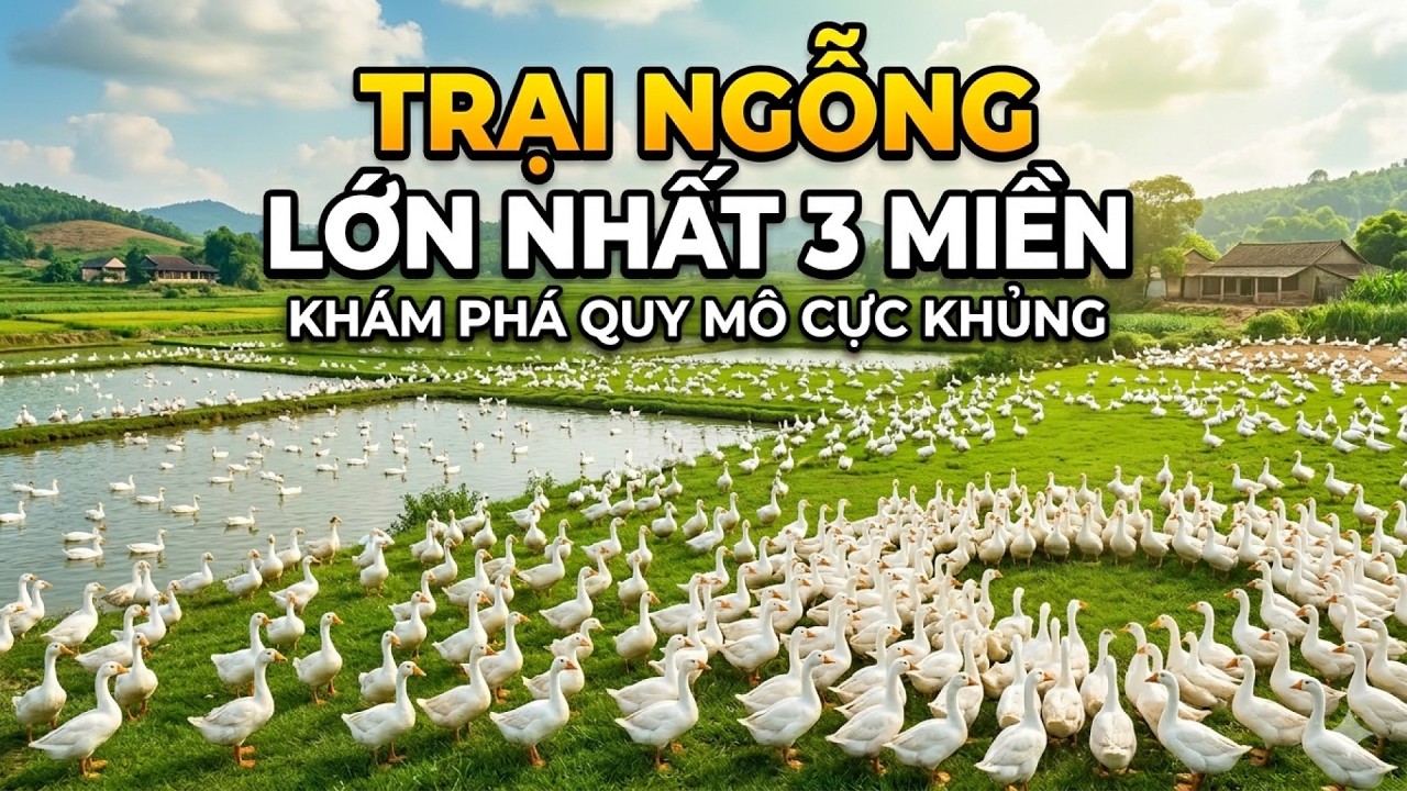 Trại ngỗng lớn nhất 3 miền