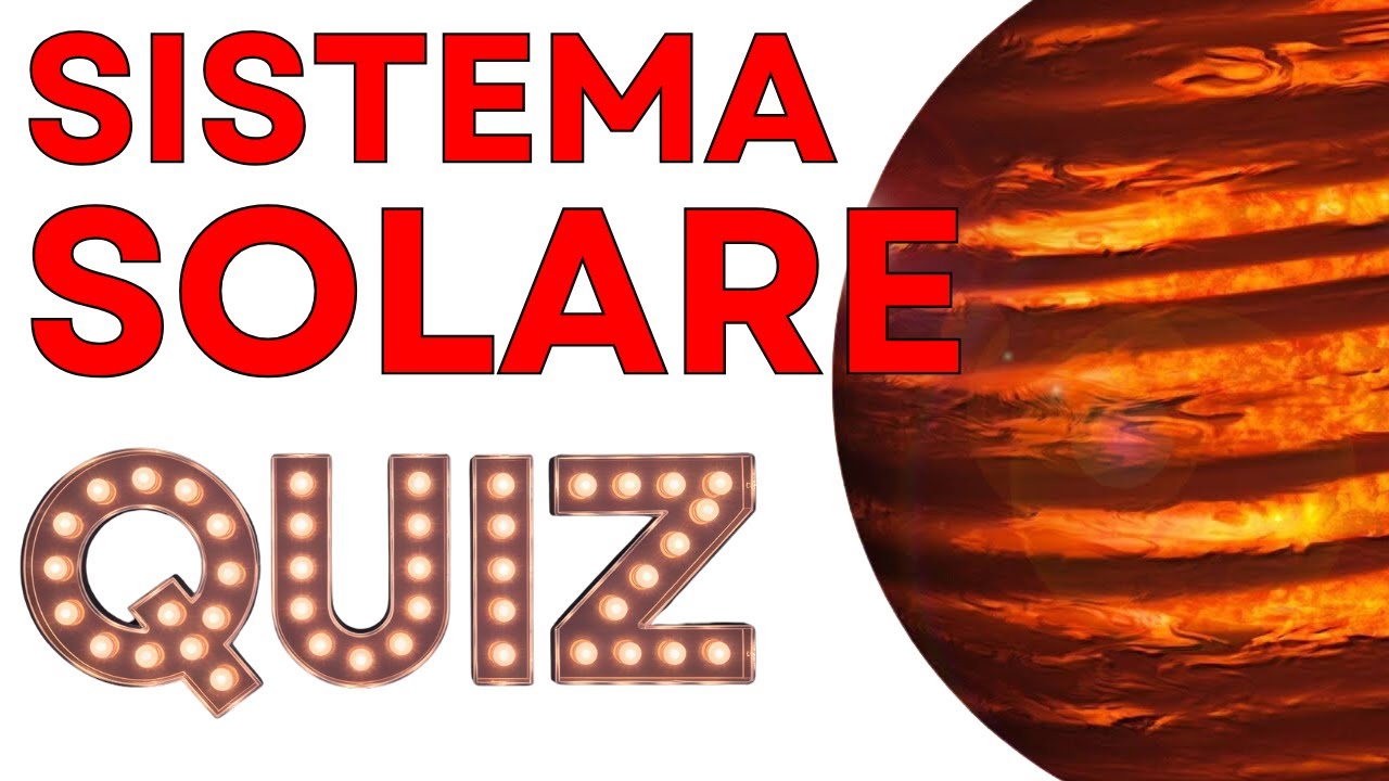 Sistema Solare Quiz : Quanto Conosci i Misteri dell'Universo?#quiz #trivia