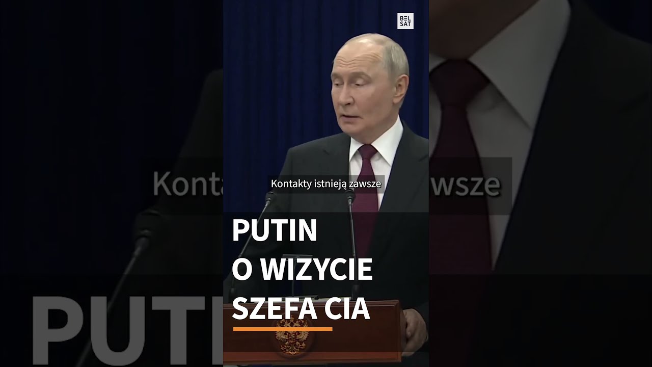 &bdquo;To szczerzy ludzie&rdquo;  Putin po wizycie szefa CIA