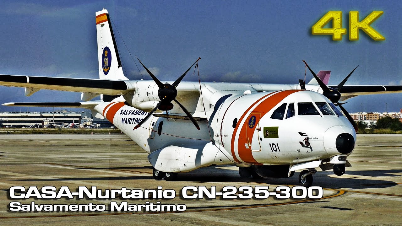 CASA Nurtanio CN-235 300 Salvamento Maritimo [4K]