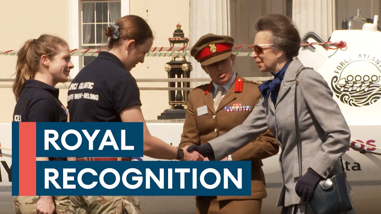 Princess Anne meets the trailblazing women who conquered the Atlantic