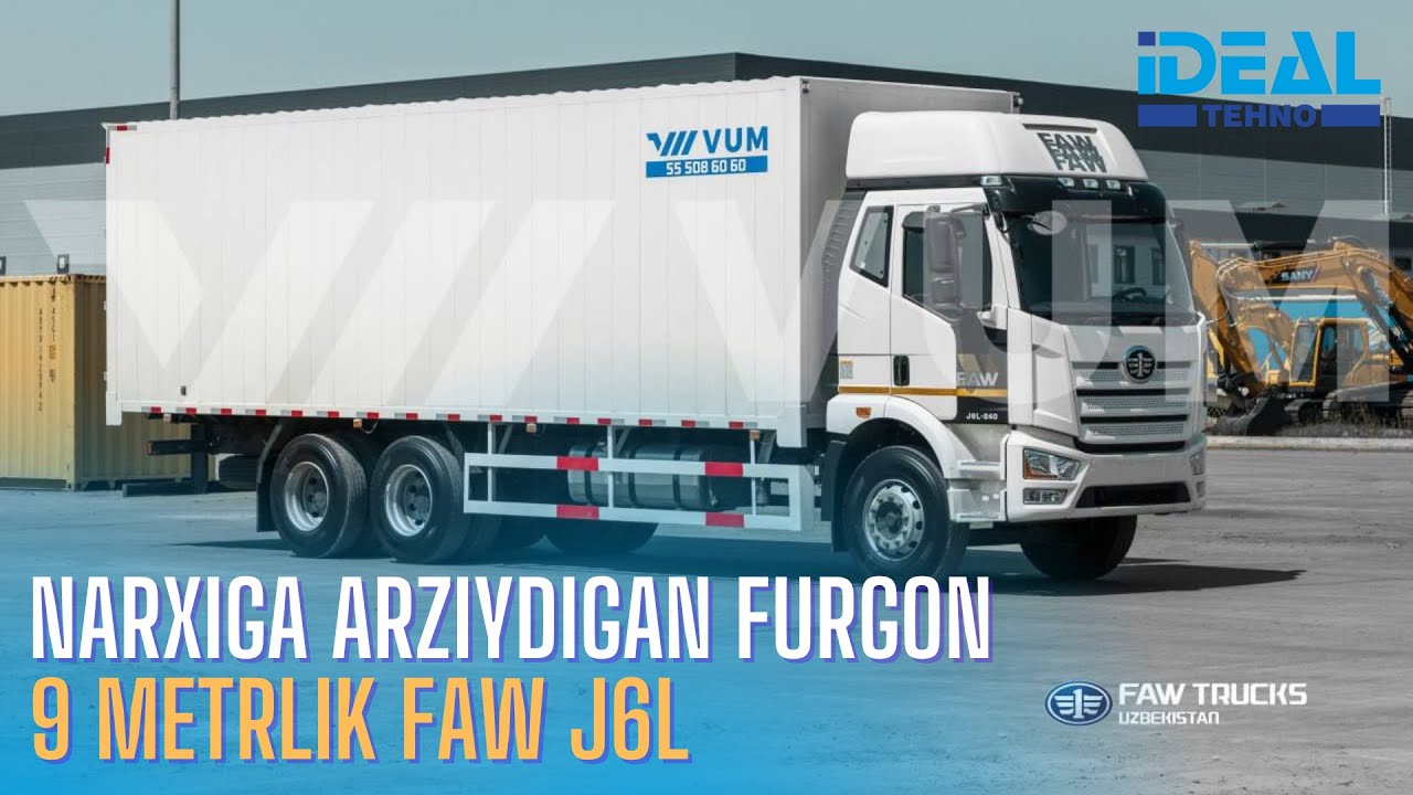 Arzon narxda 9 metrli Avtofurgon FAW J6L modeli ( #howo #faw #man #камаз #traktor #damas #daf #car )