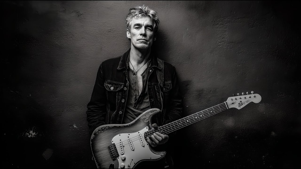 Blues Rock Vibes | Acoustic Introspection in Monochrome