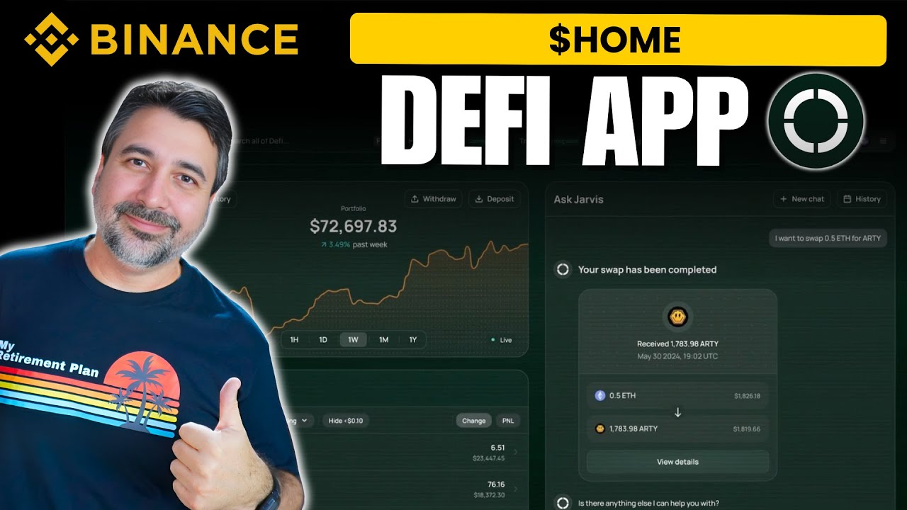 ⚡ CONHE&Ccedil;A A DEFI APP HOME - BINANCE HODLER AIRDROP $HOME