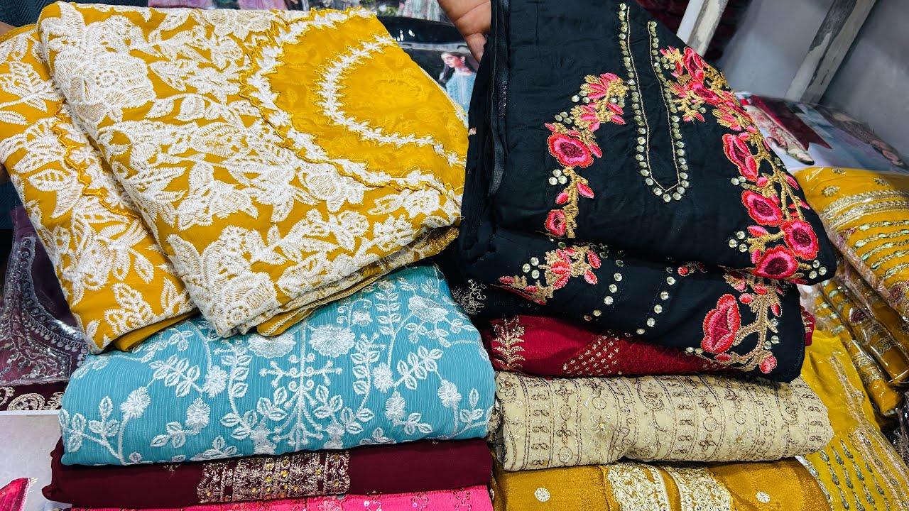বিশাল ডিস্কাউন্টে পাকিস্তানি ভার্সন লাক্সারি কাজের পার্টি থ্রিপিস অবিশ্বাস্য দামে || Gorgeous 3piece