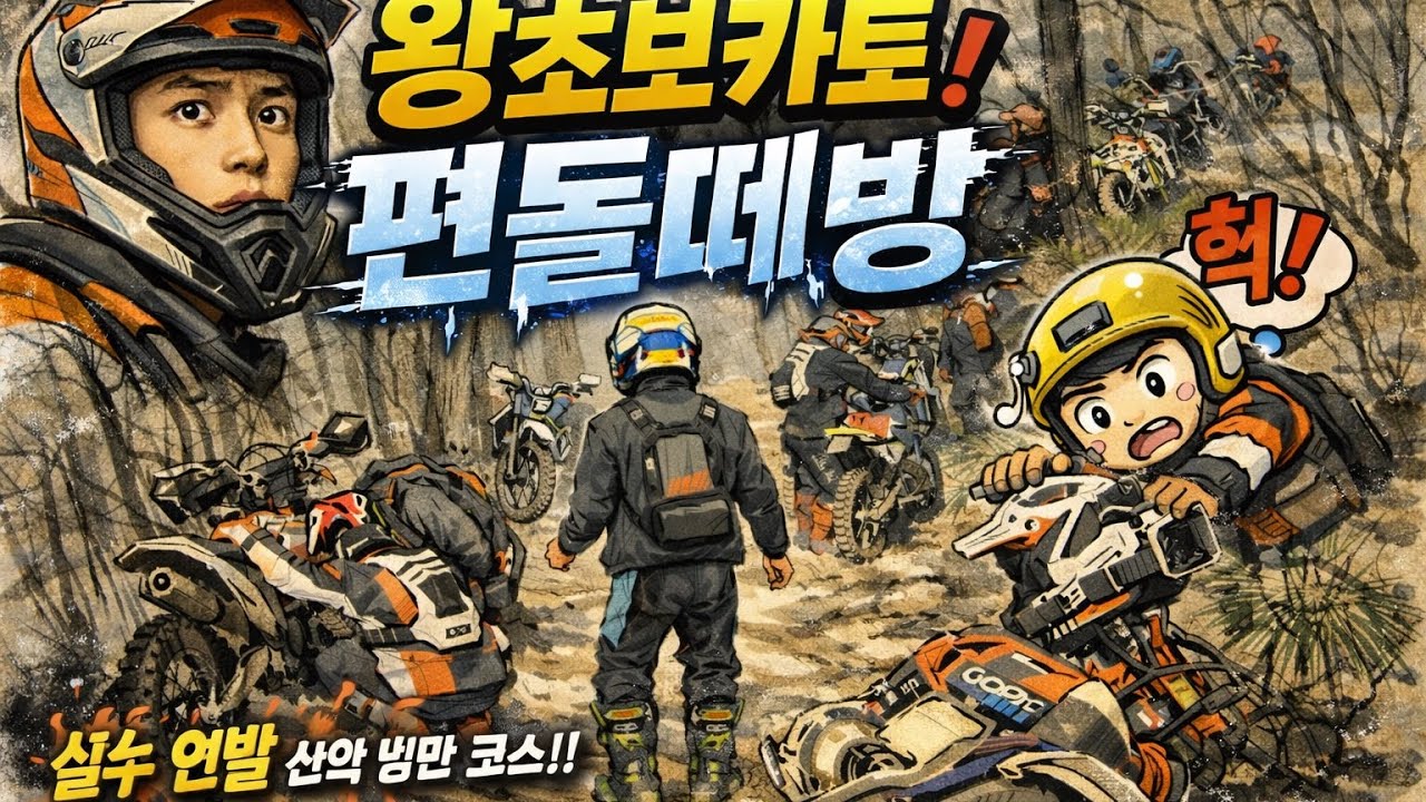 왕초보 엔듀로 편돌떼빙 #엔듀로 #리카온브라더스 #enduro 