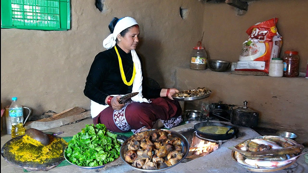 Best Food In Nepali Village During Winter Season!!