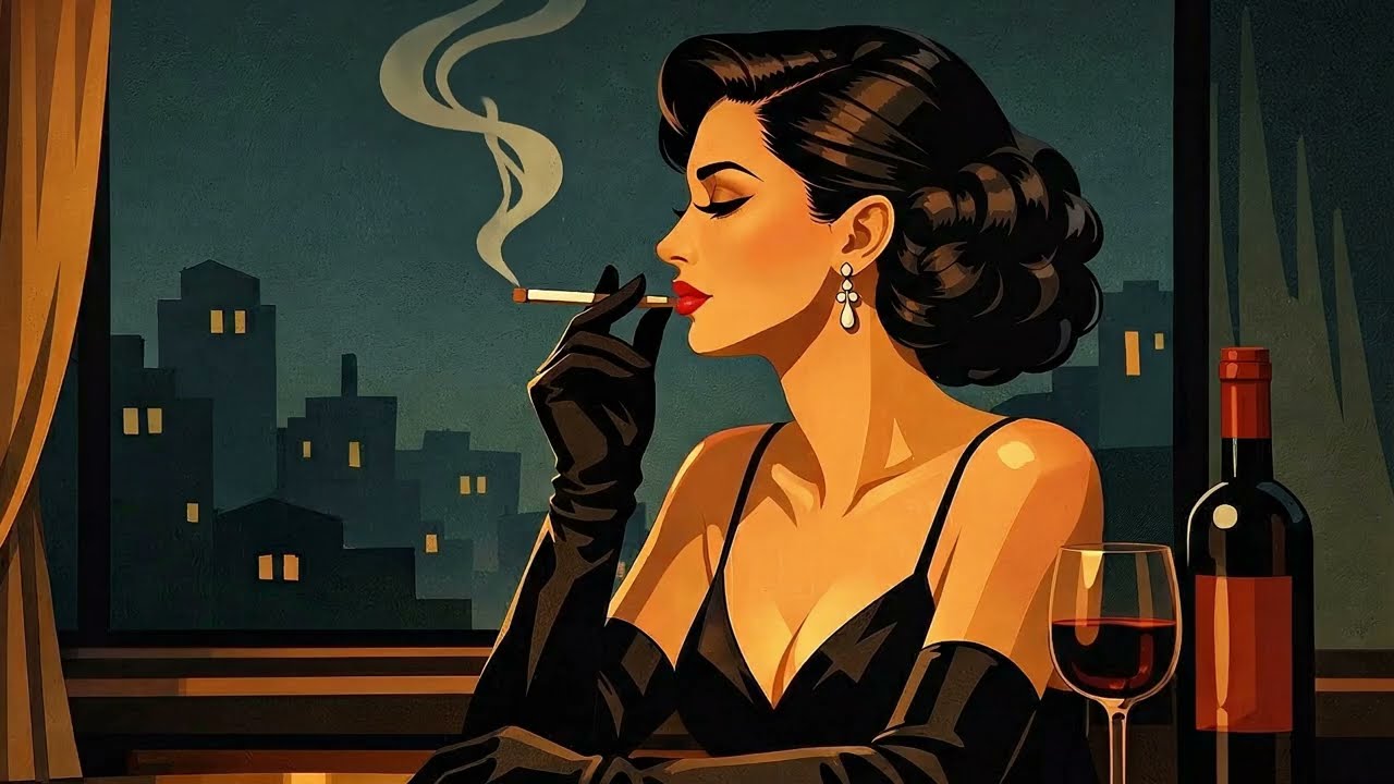 1940s Relaxing Midnight Jazz | Smooth Vintage Jazz for Night, Study & Relax