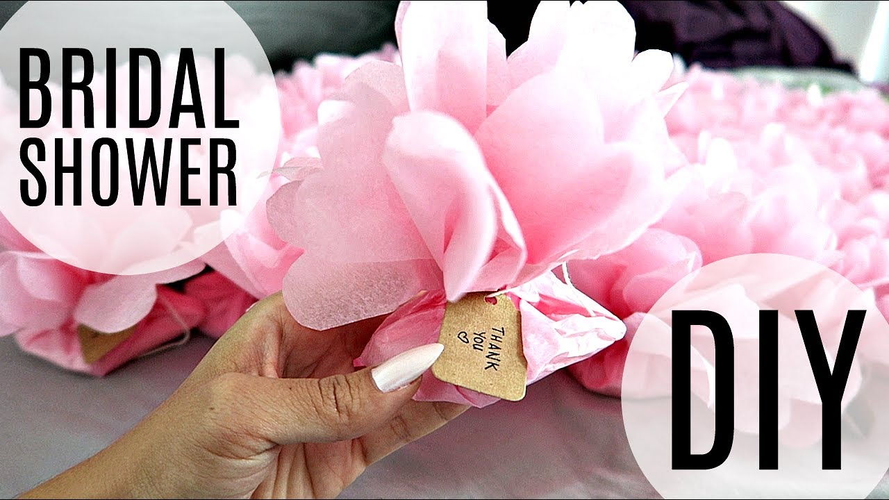 BRIDAL SHOWER DIY! FLOWER FAVOURS & PHOTOBOOTH PROPS!