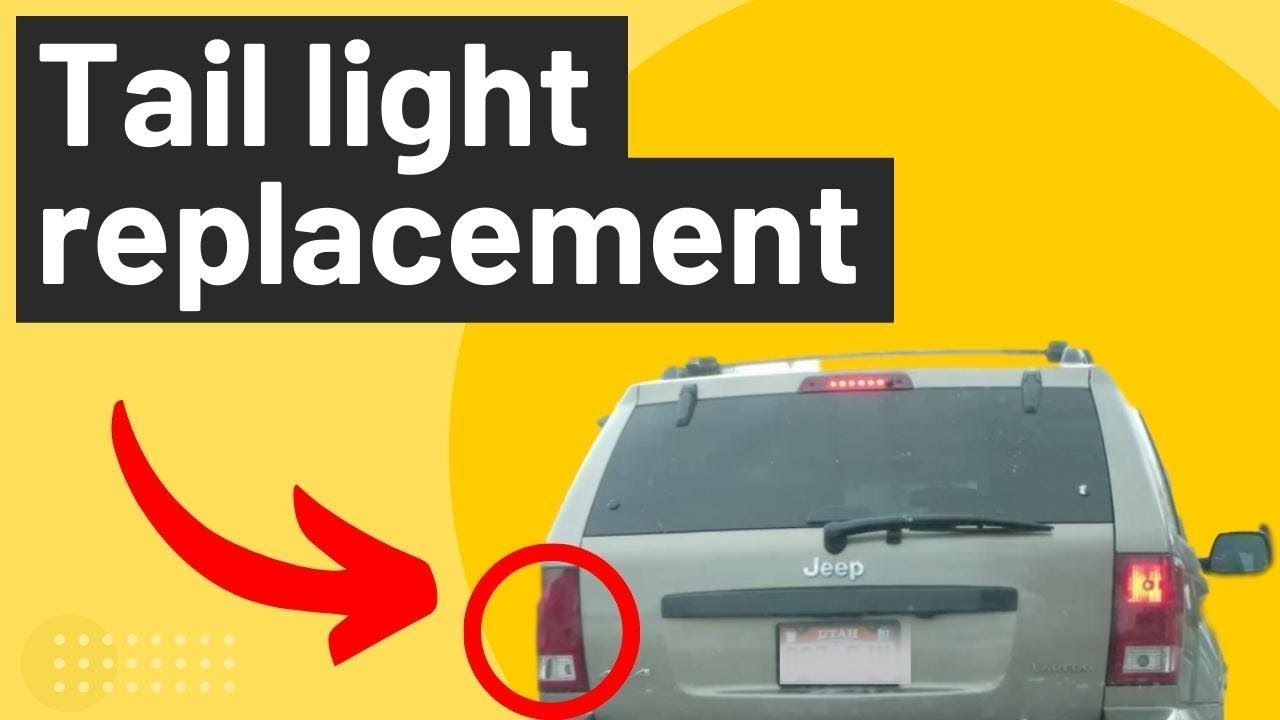 Jeep Cherokee Replace Burnt Out Tail Light (Brake, Blinker, Reverse)