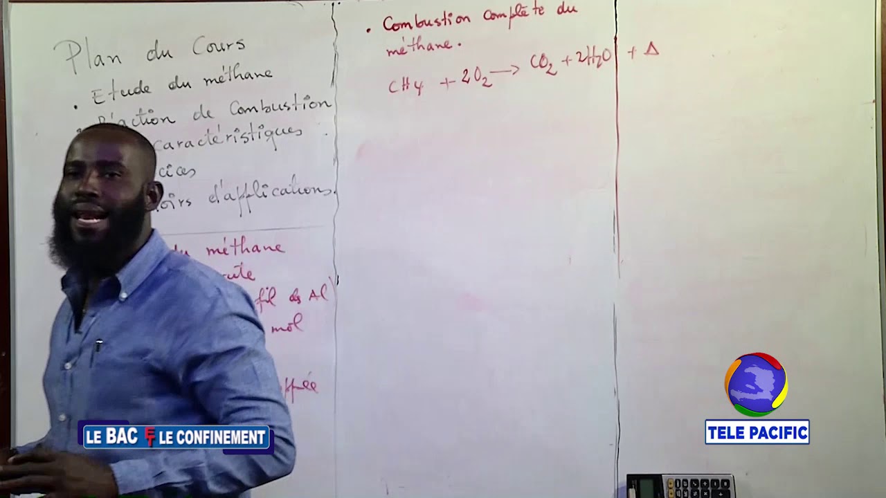 CHIMIE: Étude du Méthane avec Prof. JUDE DELIA [Le Bac Et Le Confinement]