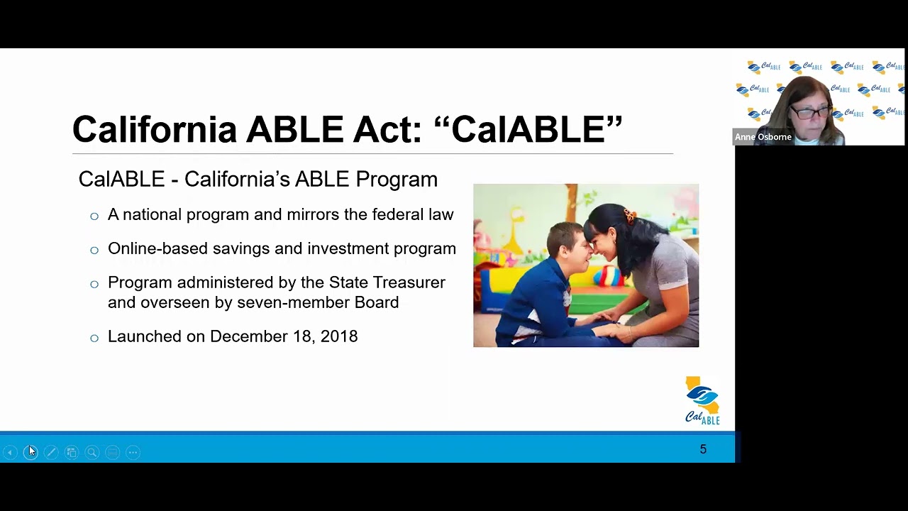 ABLE Accounts: The Example of CalABLE