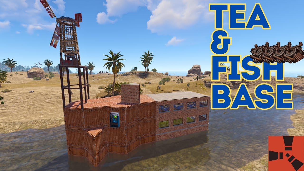 Hybrid Tea Farm/Fish Trap Base [BUNKERED]
