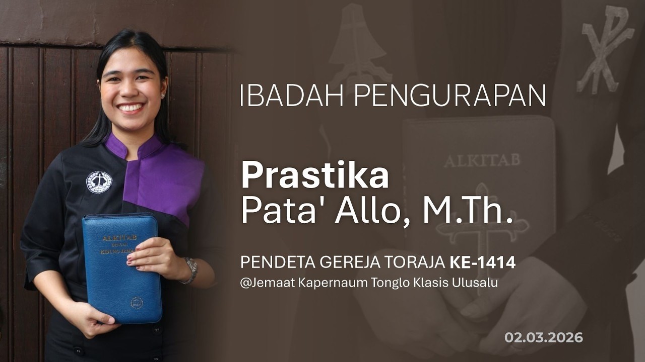 🔴 [REUPLOAD] - IBADAH PENGURAPAN Prastika Pata' Allo, M.Th.