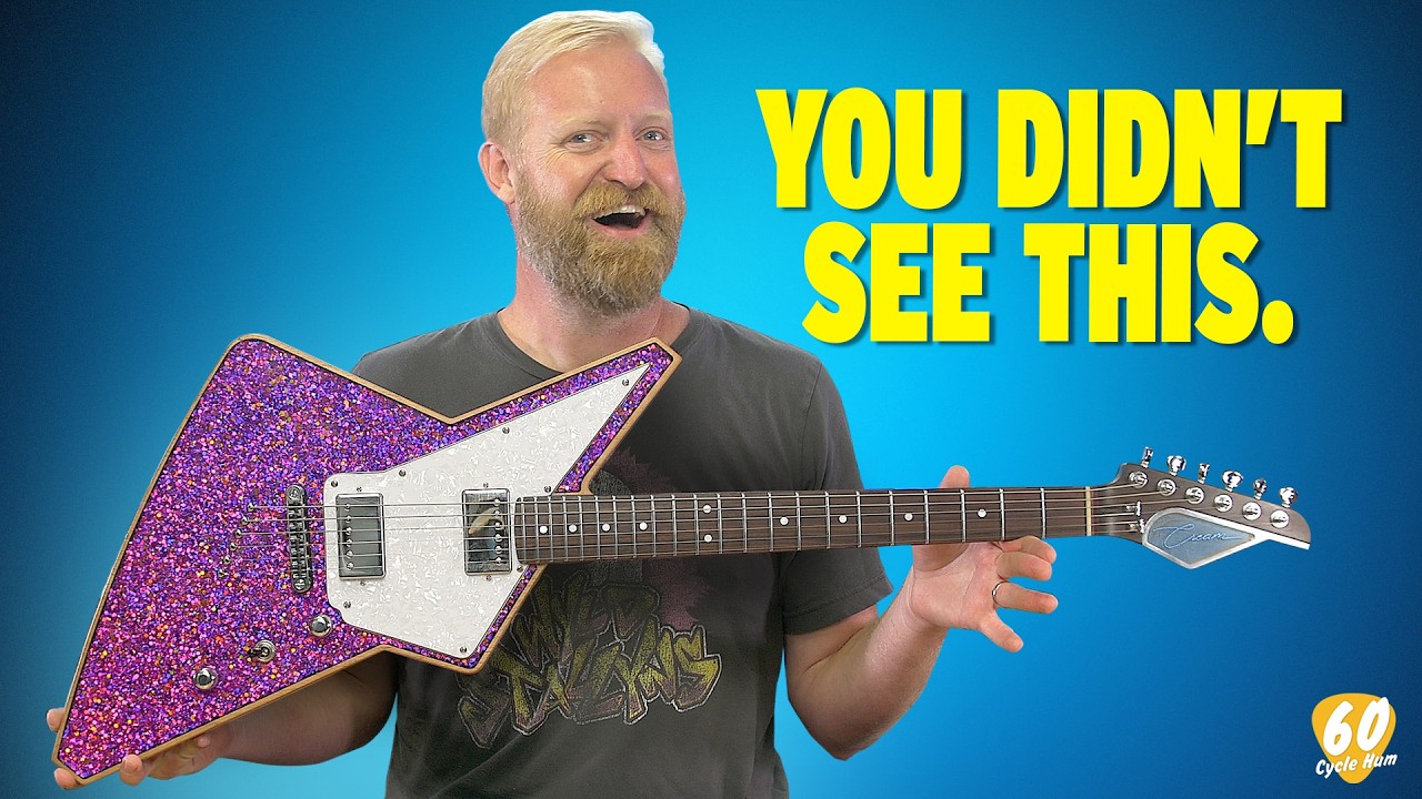 A guitar SO COOL I was TOO INTIMIDATED TO FILM IT! - Cream Guitars Voltage