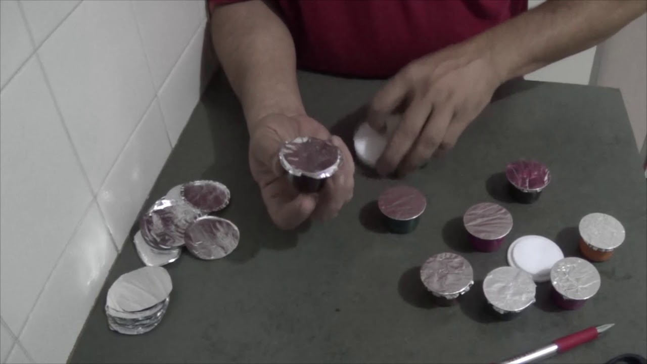 Reutilizando capsulas de café