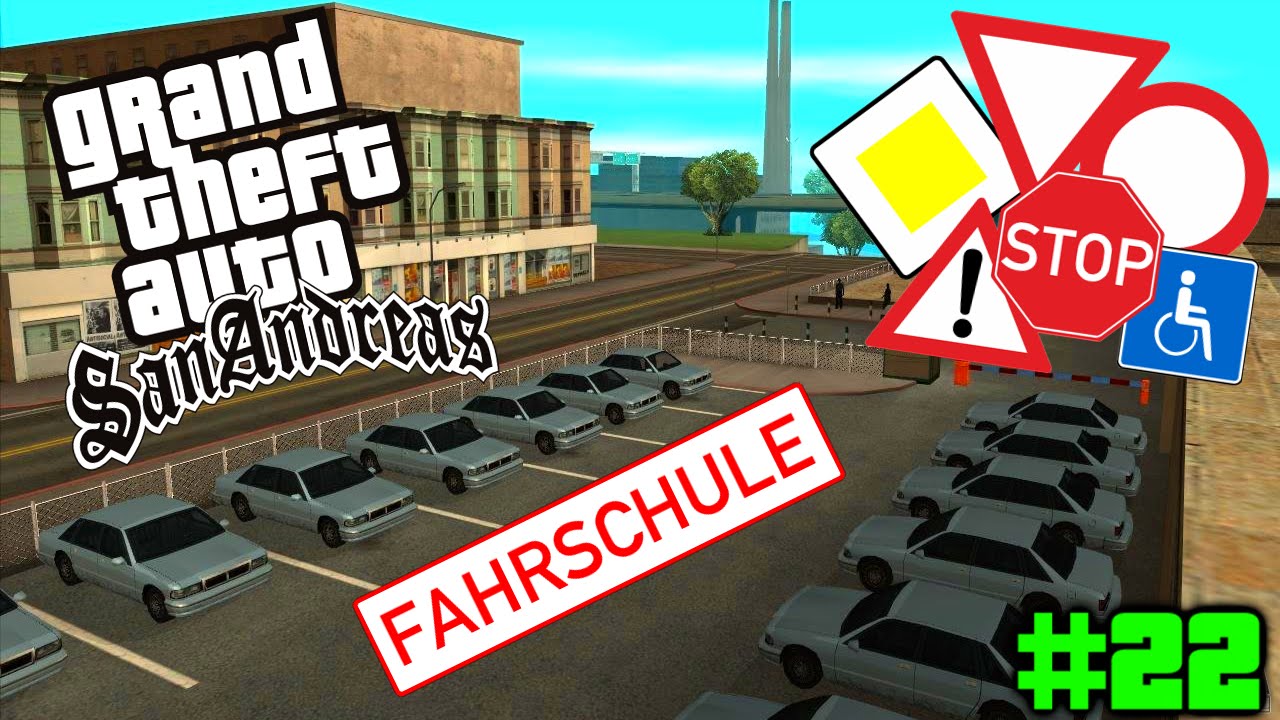 GTA SAN ANDREAS (PS4) - Let's Play #22 [FACECAM] - ÖRNI IN DER FAHRSCHULE !!