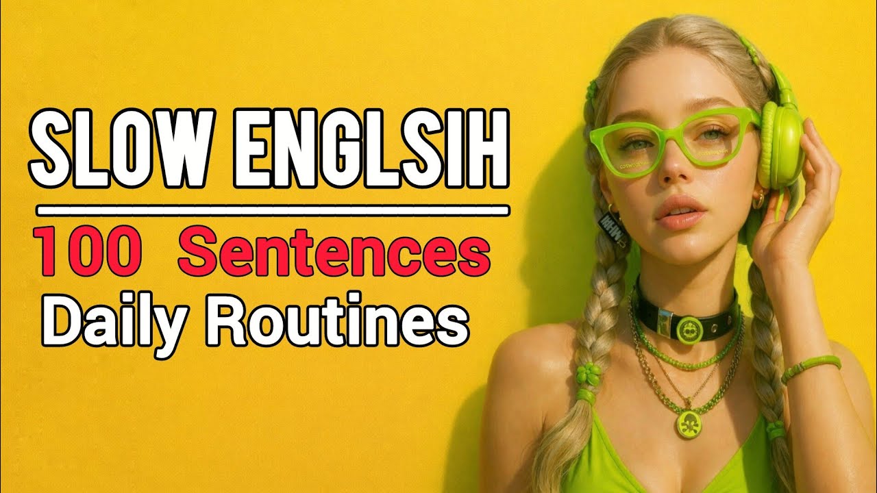  Speak English Fluently: Describe Your FULL Day | 100 Daily Routine Sentences (Shadowing Practice)