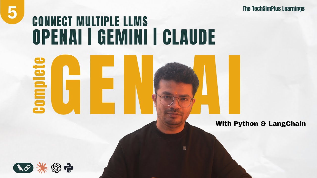 #5 Multiple LLM Models with LangChain | OpenAI, Google Gemini & Anthropic #genai #langchain #gemini