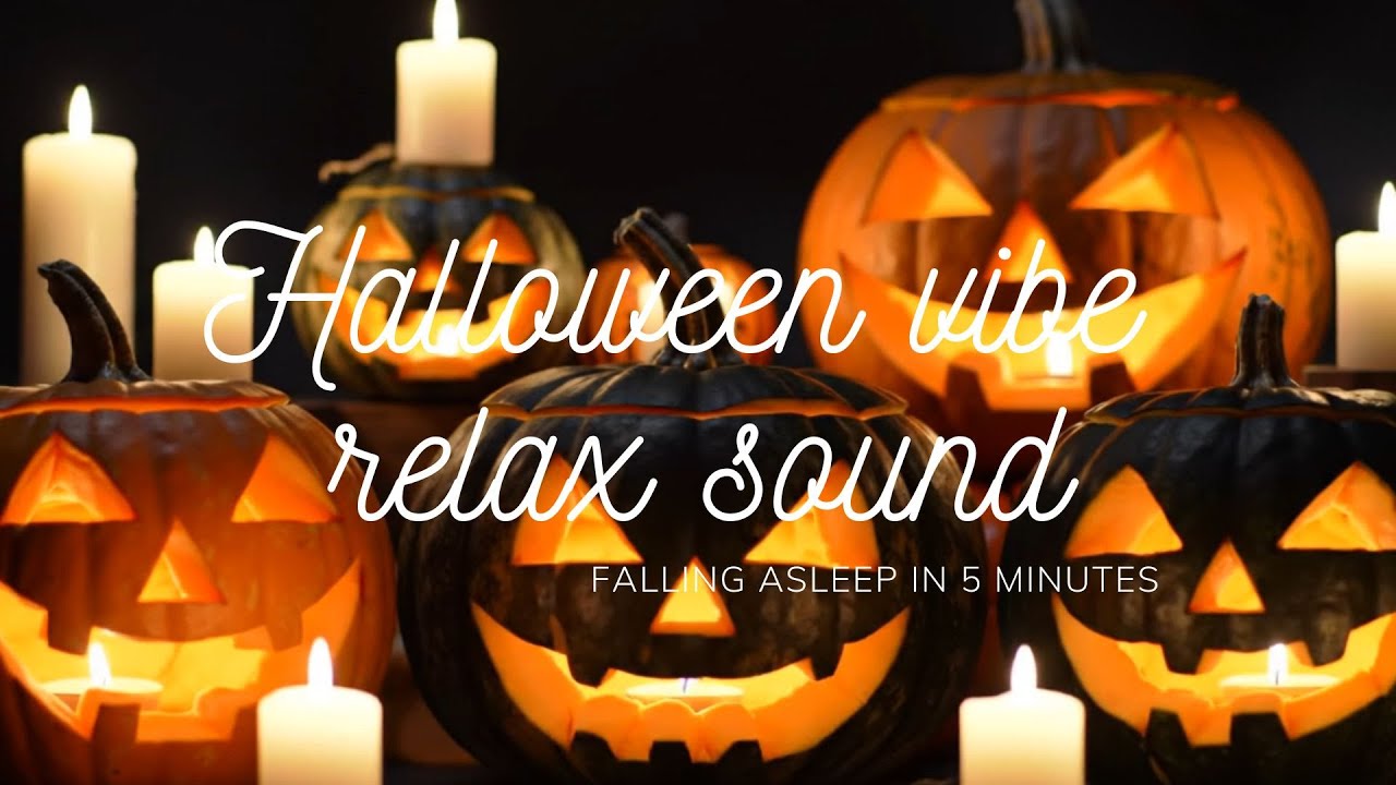 Halloween vibe. 5 minutes and you're asleep. Relaxing sound and video. Halloween screensaver for TV