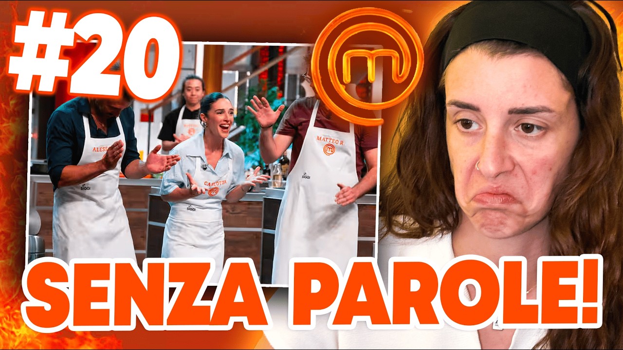 BASTA NON LO GUARDO PIÙ! - REACTION alla VENTESIMA PUNTATA di MASTERCHEF 15 🍳