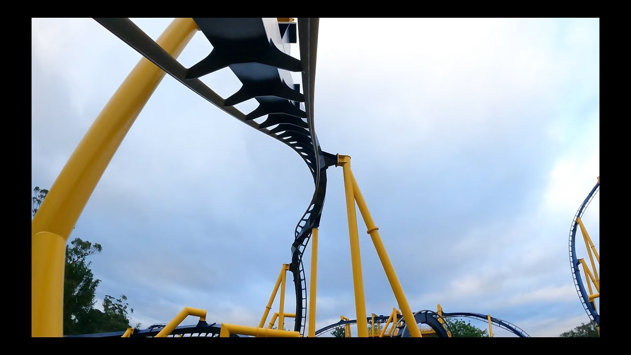 Montu Front Row POV - 4k 60fps - Busch Gardens Tampa Bay