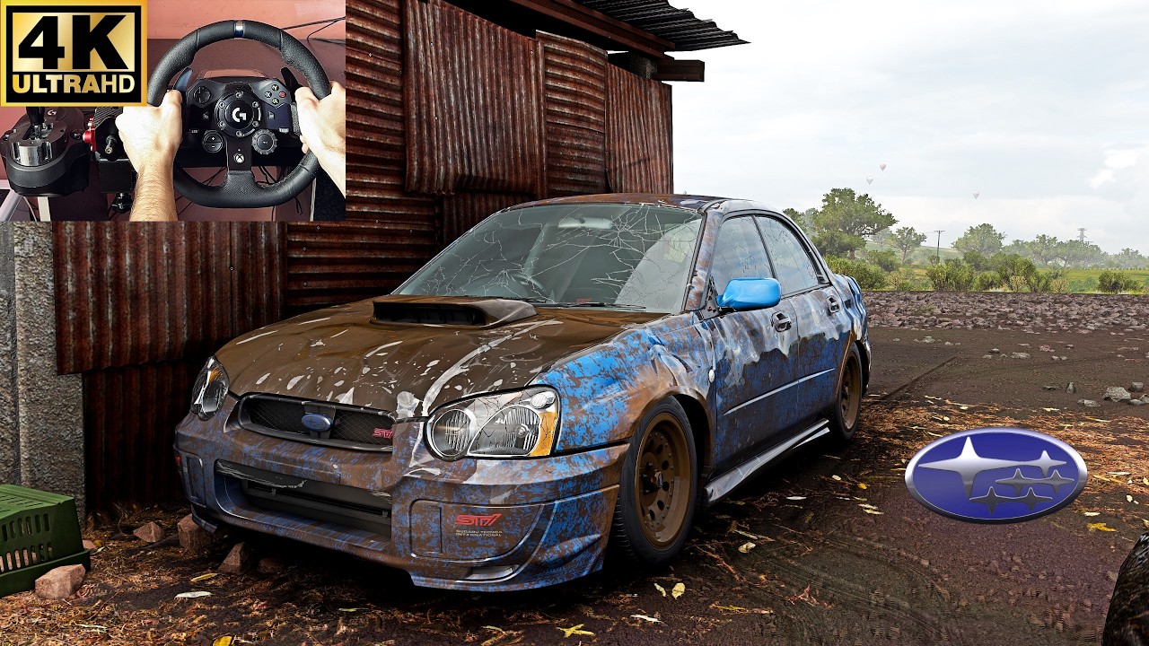 Rebuilding Subaru WRX STI 2004 | Forza Horizon 5 | Steering Wheel Logitech G923 Gameplay