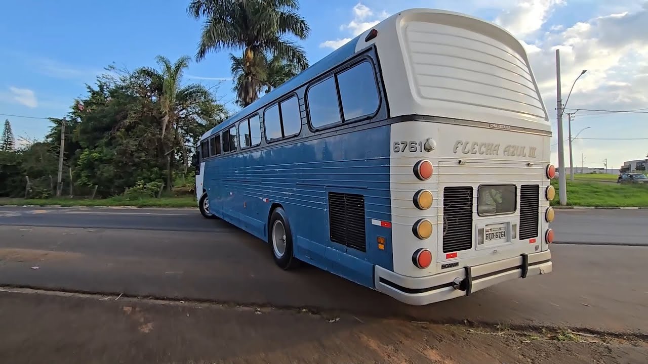 CMA Flecha Azul lll e o Belo Som do Motor Scania K113