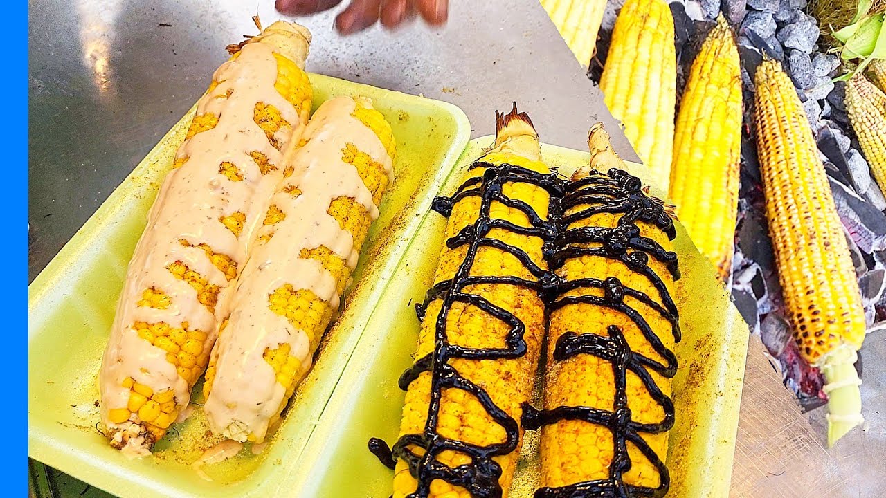 Best street food Corn In Iran | Persian food بلال