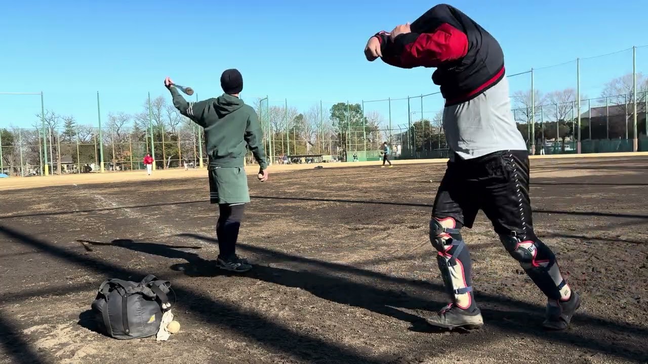 ただのノック風景⚾️