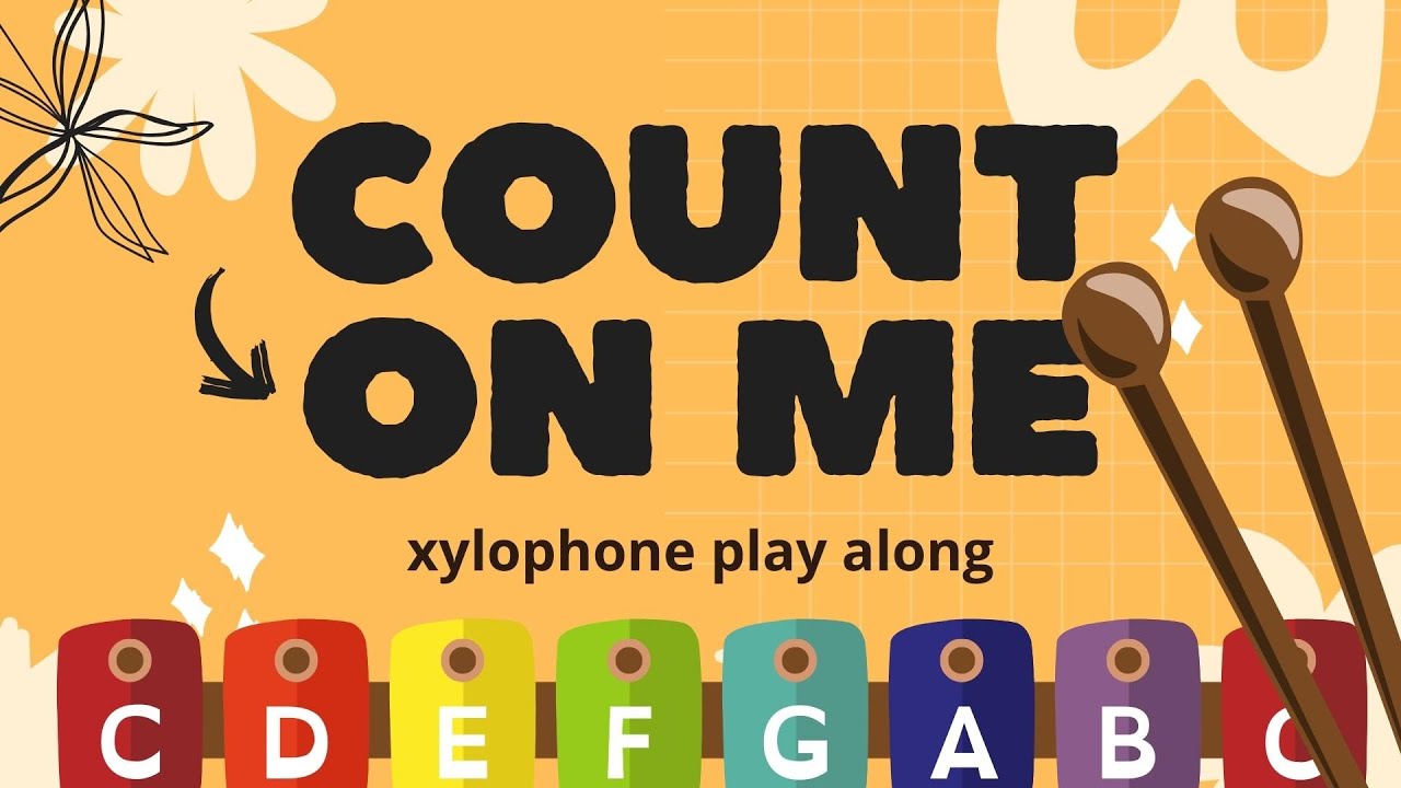 Count On Me @brunomars - XYLOPHONE PLAY ALONG