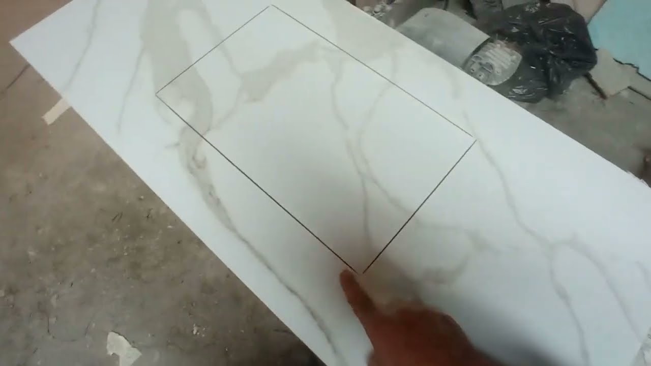 REALIZIAMO  UN TOP IN GRES PORCELLANATO PARTE PRIMA