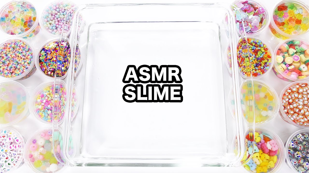 【ASMR】カラフル系スライムを全て混ぜる【音フェチ】SLIME MIXING【SlimeTube】