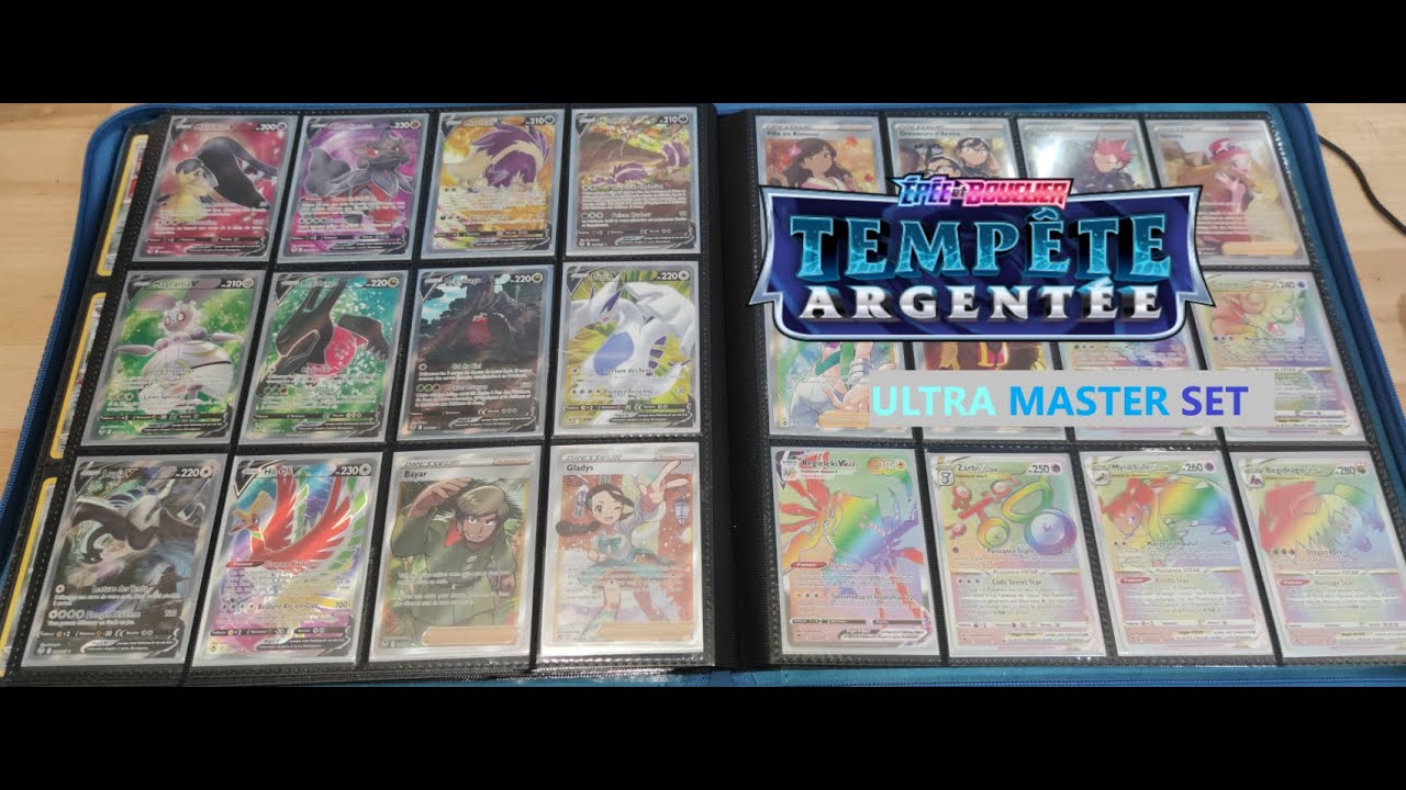 POKEMON TEMP&Ecirc;TE ARGENT&Eacute;E ULTRA MASTER SET COMPLET +6 PROMOS - LUGIA ALTERNATIF (EB12)