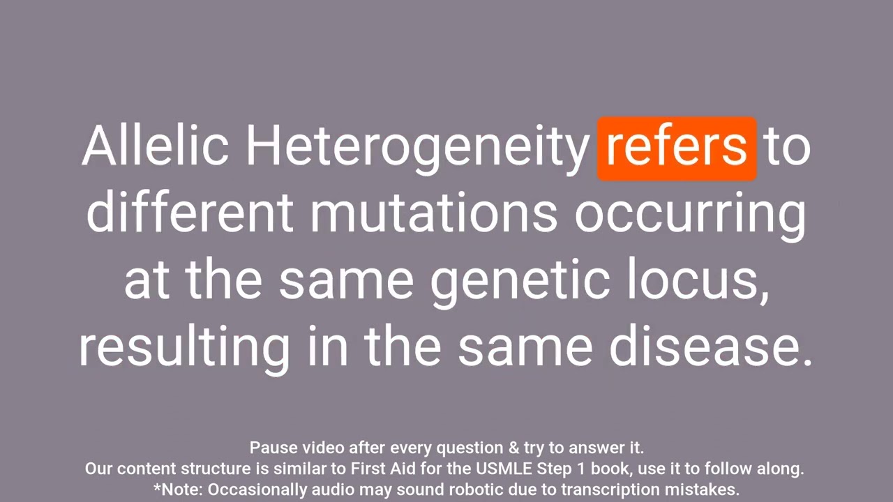 Genetic Terms: A Review of Locus Heterogeneity, Allelic Heterogeneity, and Heteroplasmy