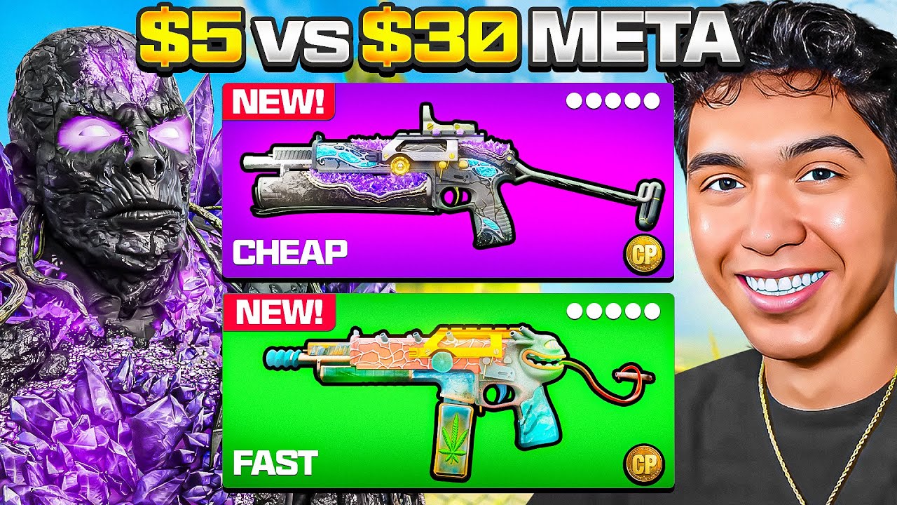 $5 PP vs $30 PP loadout on Warzone 😭🙏🏼