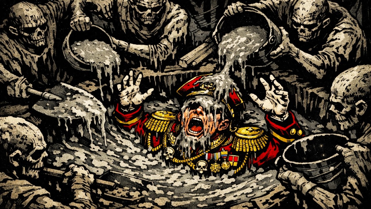 ОН ЗАЛИВАЛ ЛЮДЕЙ В БЕТОН! Самая жуткая стройка во вселенной Warhammer 40k 💀