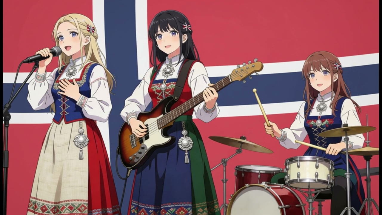 If Norway's National Anthem was an Anime Opening (Symphonic Rock Cover) 🇳🇴