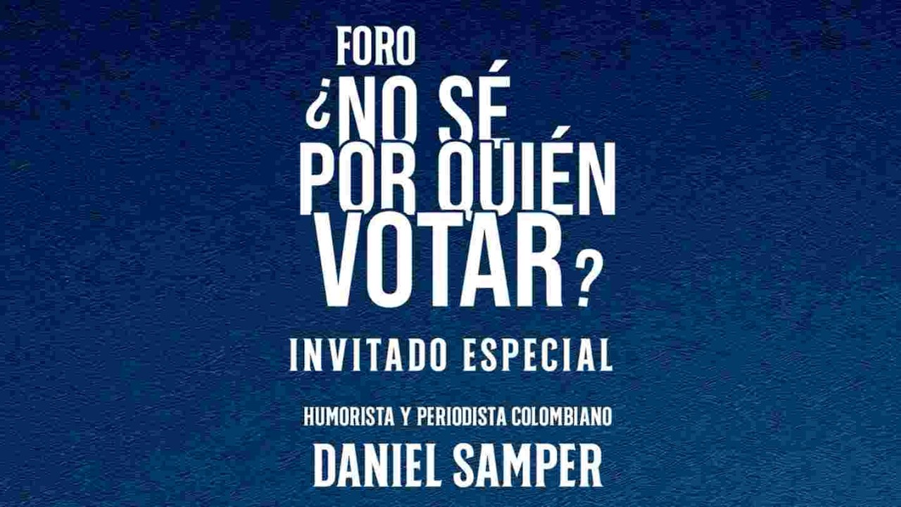 No sé por quien votar. Capitulo 4. Entrevista con Daniel Samper.