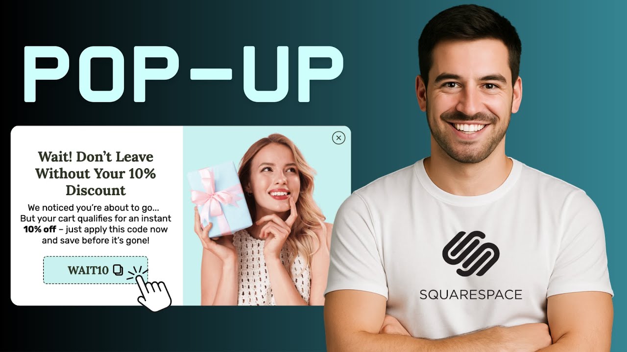 How to Make a Pop Up in Squarespace [STEP BY STEP]
