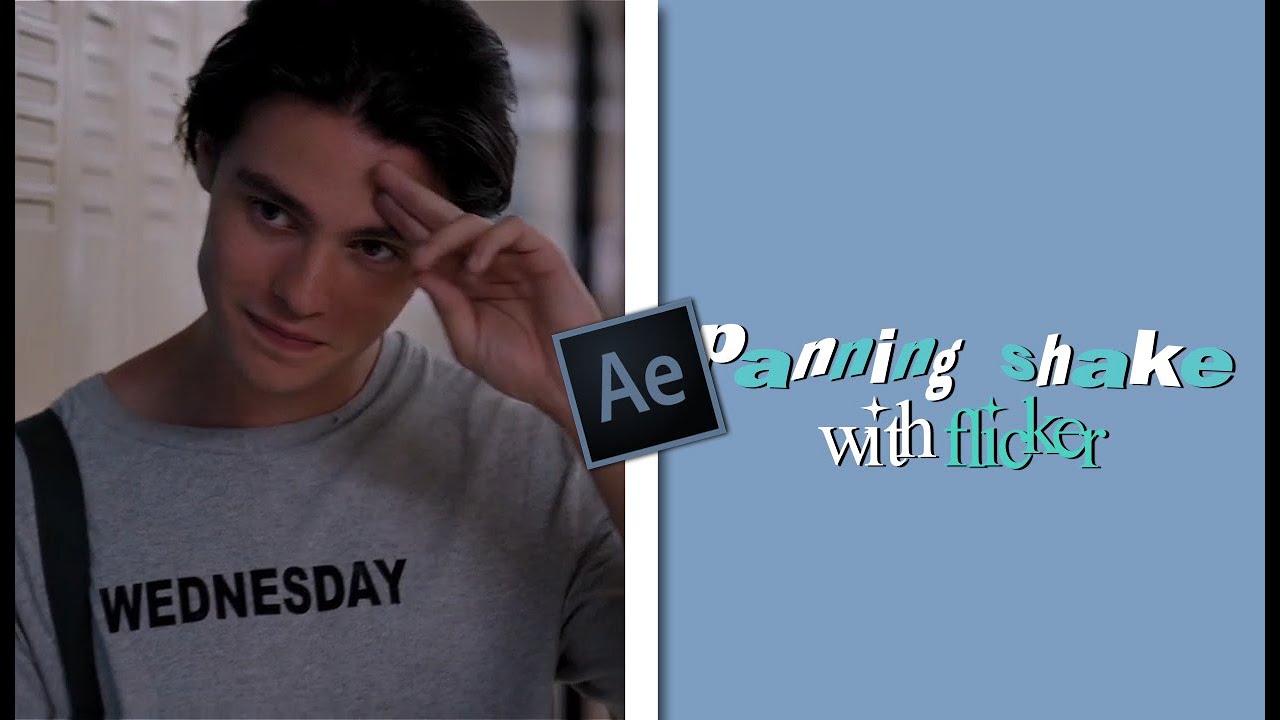 panning shake with flicker | after effects tutorial