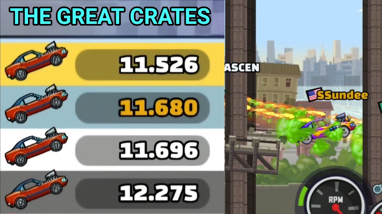 THE GREAT CRATES MAP IN COMMUNITY SHOWCASE - Hill Climb Racing 2