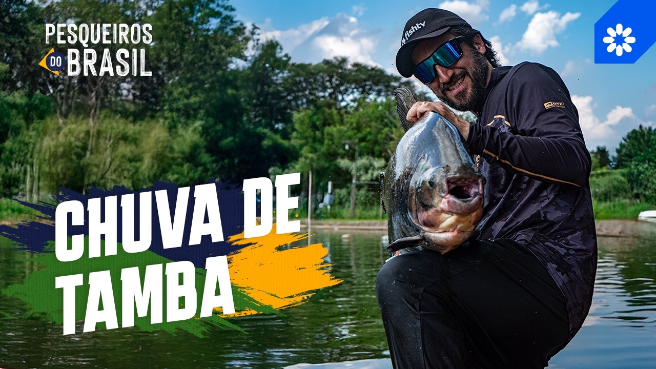 TAMBA ATRÁS DE TAMBA! Pescaria Insana no Pesqueiro Santa Clara (SP)