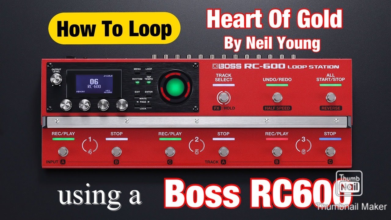 Heart Of Gold Looping Tutorial by Glen Everhart Acoustic Loop Artist using BOSS RC600