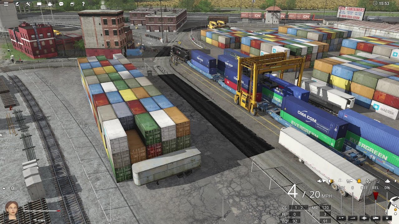 Trainz 2019. Tidewater.  Session 12.  Working the containers