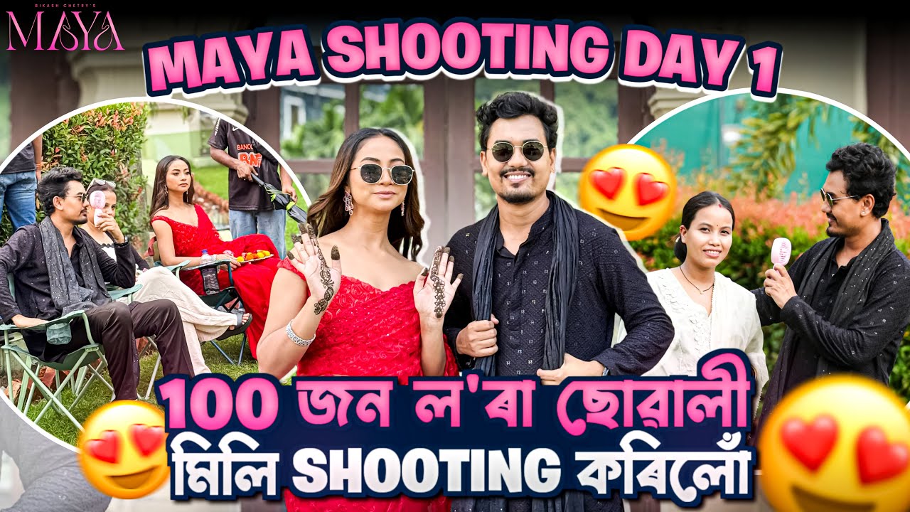 Maya Shooting Day 1 | New Music Video | Bikash Chetry 